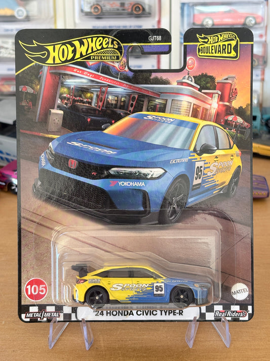 Hot Wheels Premium / '24 Honda Civic Type-R / 2025 HW Boulevard 105
