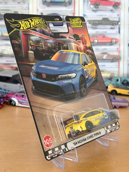 Hot Wheels Premium / '24 Honda Civic Type-R / 2025 HW Boulevard 105