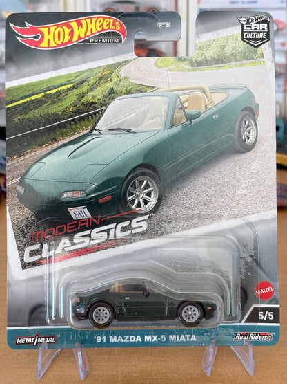 Hot Wheels Premium | '91 Mazda MX-5 Miata | HW Car Culture Modern Classics | 5/5