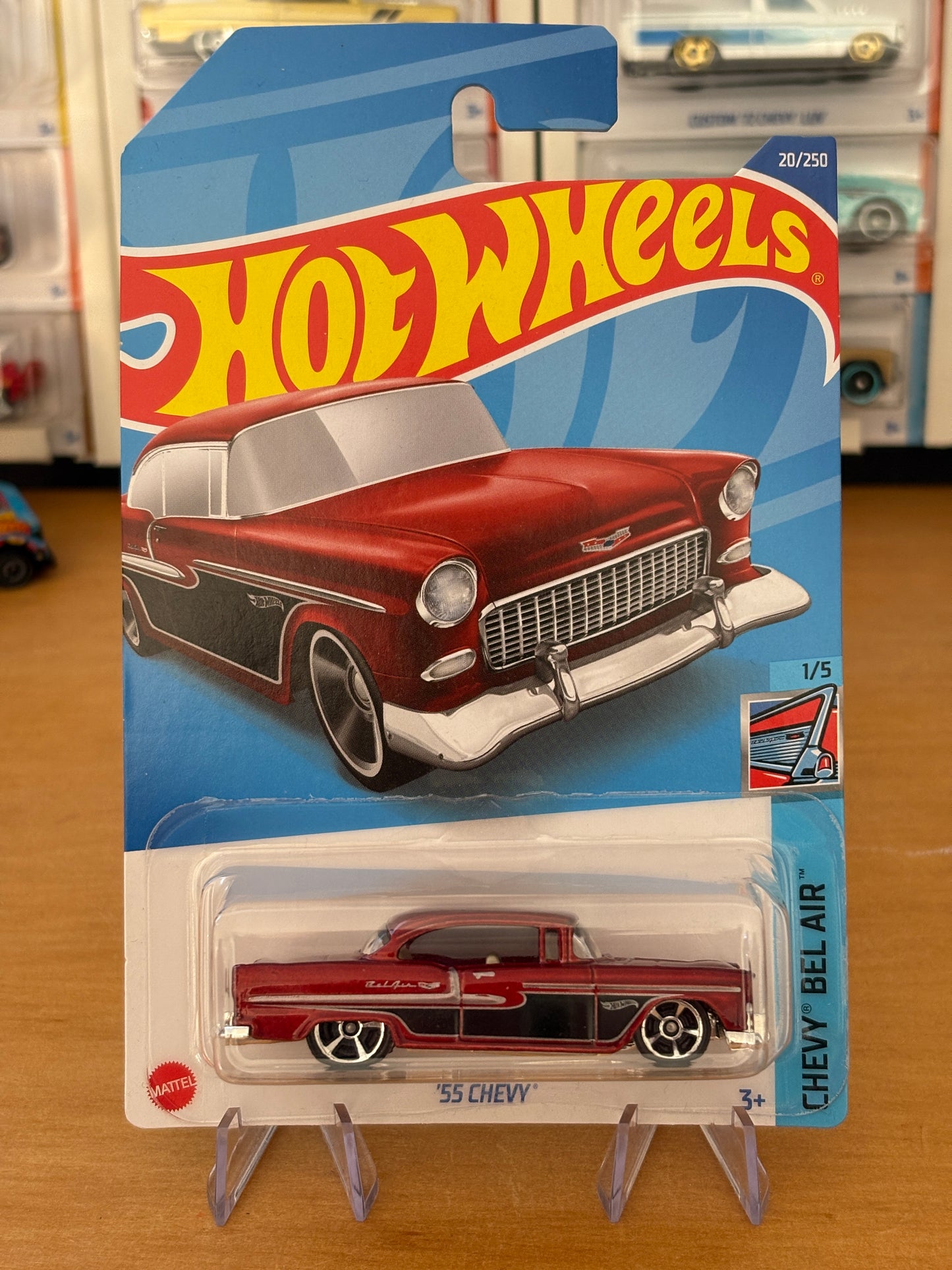 Hot Wheels Mainline / '55 Chevy / 2021 HW Chevy Bel Air 1/5