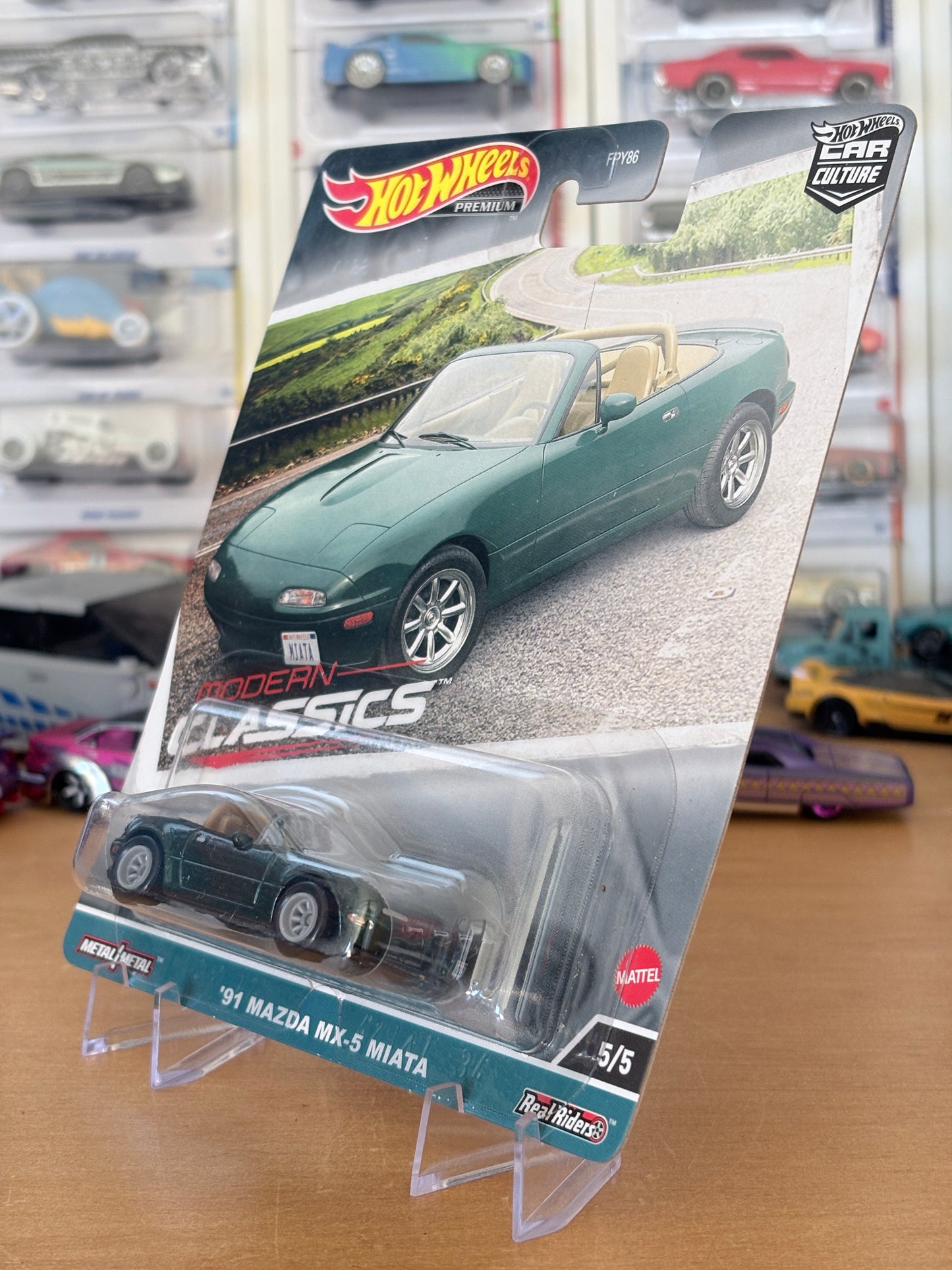 Hot Wheels Premium | '91 Mazda MX-5 Miata | HW Car Culture Modern Classics | 5/5