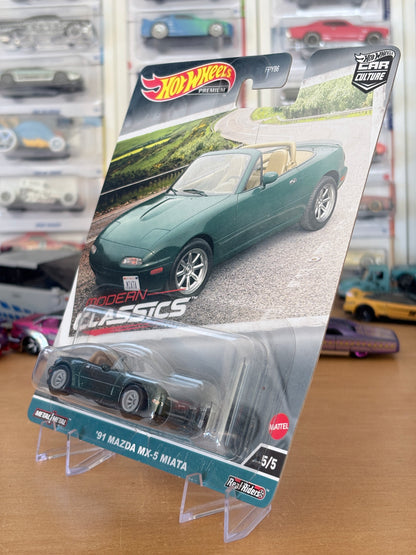 Hot Wheels Premium | '91 Mazda MX-5 Miata | HW Car Culture Modern Classics | 5/5