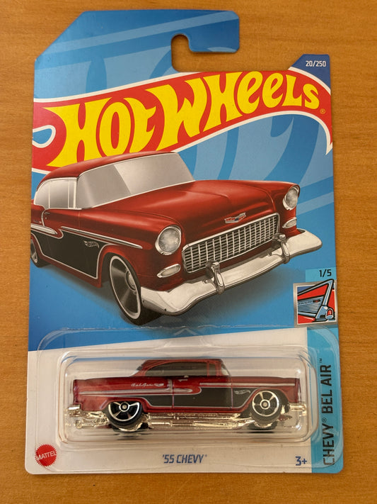 Hot Wheels Mainline / '55 Chevy / 2021 HW Chevy Bel Air 1/5