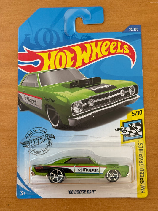 Hot Wheels Mainline / '68 Dodge Dart / 2018 HW Speed Graphics 5/10 (Copy)