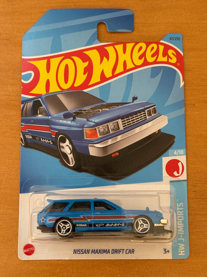 Hot Wheels Mainline / Nissan Maxima Drift Car / 2021 HW J-Imports 4/10
