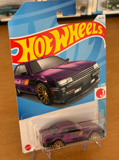 Hot Wheels Mainline / Nissan Skyline RS (KDR30) / 2021 HW J-Imports 1/10 (Purple)