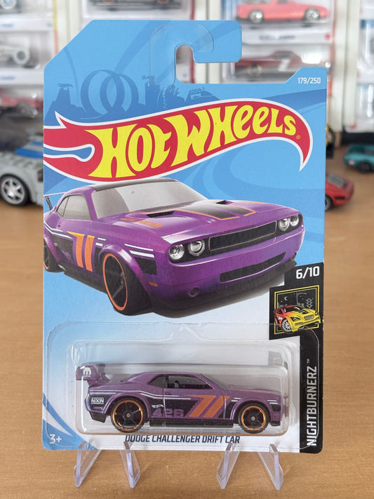 Hot Wheels Mainline | Dodge Challenger Drift Car | NIghtburnerz 6/10