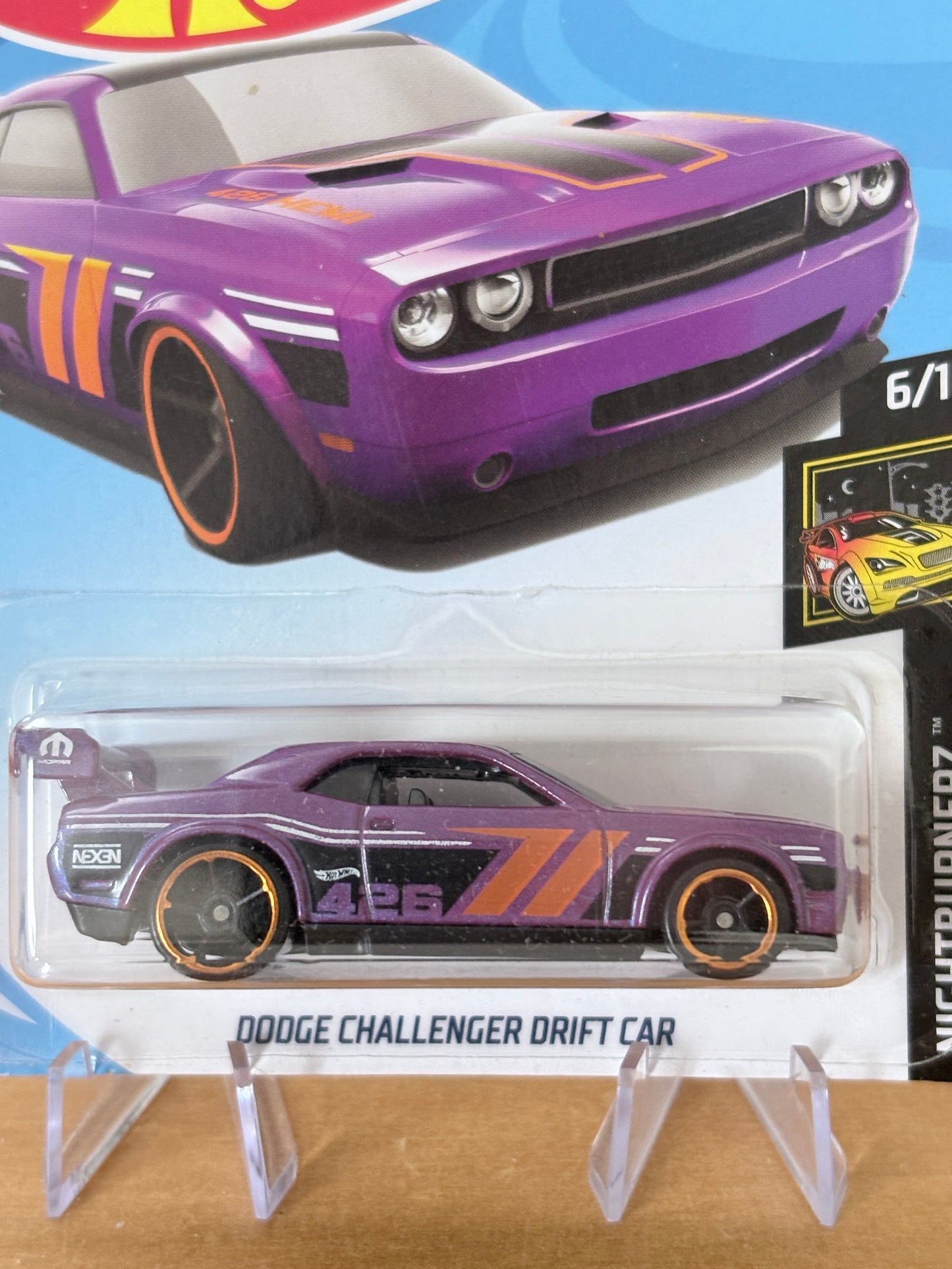 Hot Wheels Mainline | Dodge Challenger Drift Car | NIghtburnerz 6/10