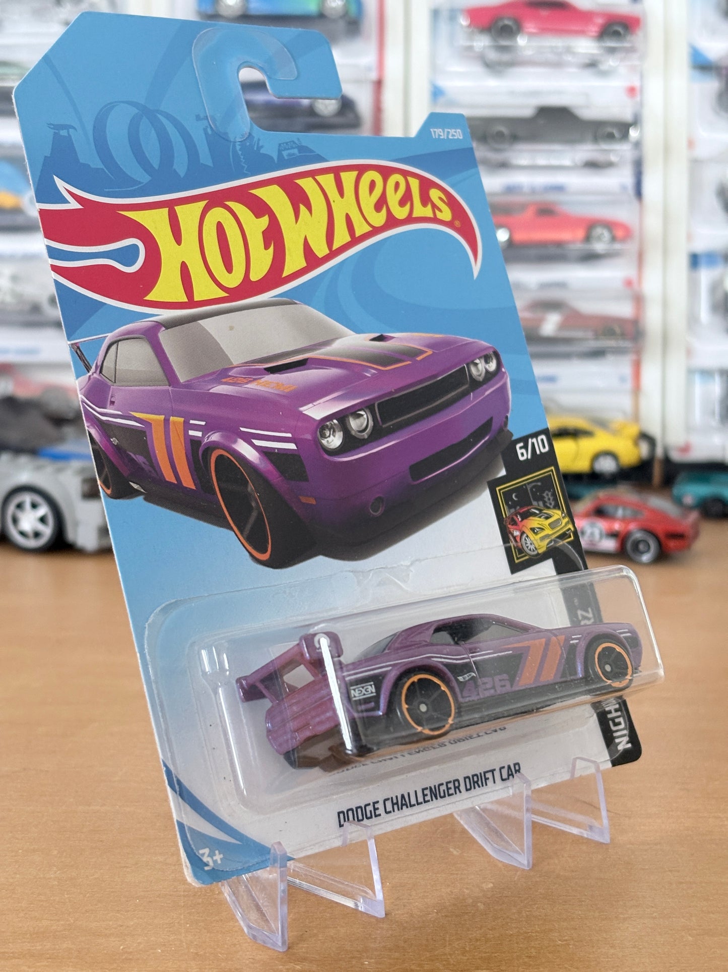 Hot Wheels Mainline | Dodge Challenger Drift Car | NIghtburnerz 6/10