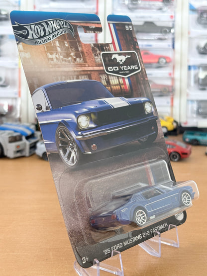 Hot Wheels Silver Series / '65 Ford Mustang 2+2 Fastback CHASE / 2024 HW 60 Years Mustang 5/5
