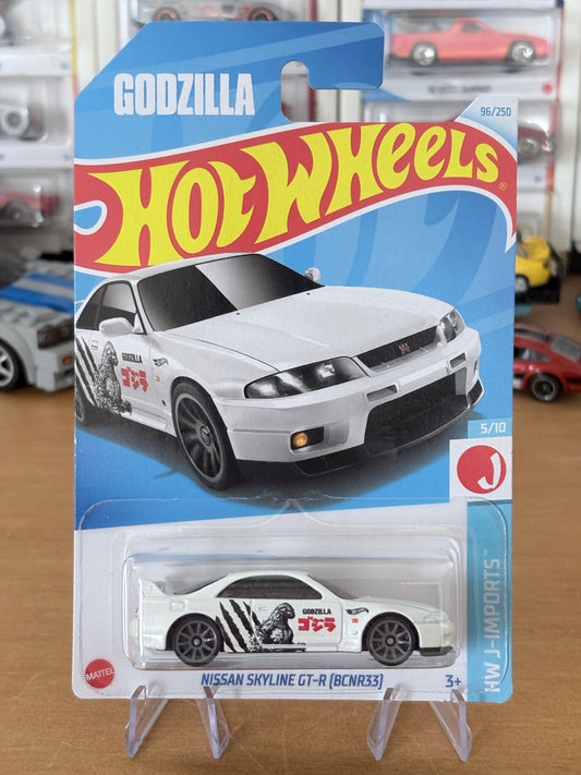 Hot Wheels Mainline / Nissan Skyline GT-R (BCNR33) GODZILLA / 2024 HW J-Imports 5/10