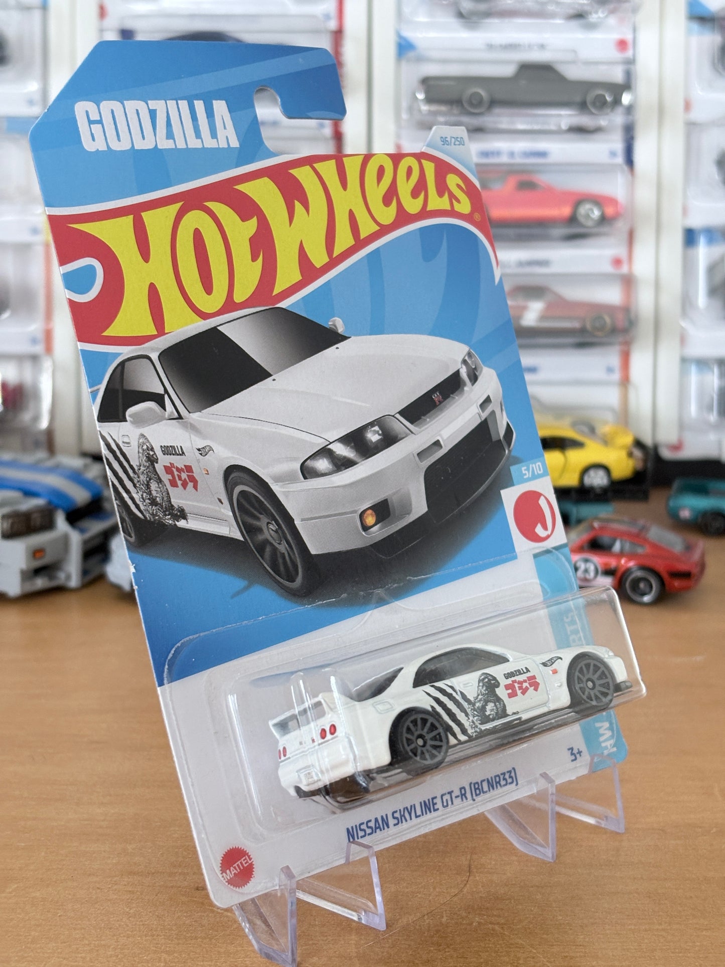 Hot Wheels Mainline / Nissan Skyline GT-R (BCNR33) GODZILLA / 2024 HW J-Imports 5/10