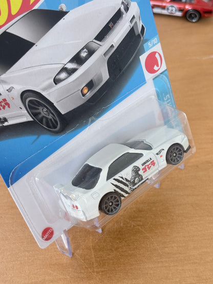 Hot Wheels Mainline / Nissan Skyline GT-R (BCNR33) GODZILLA / 2024 HW J-Imports 5/10