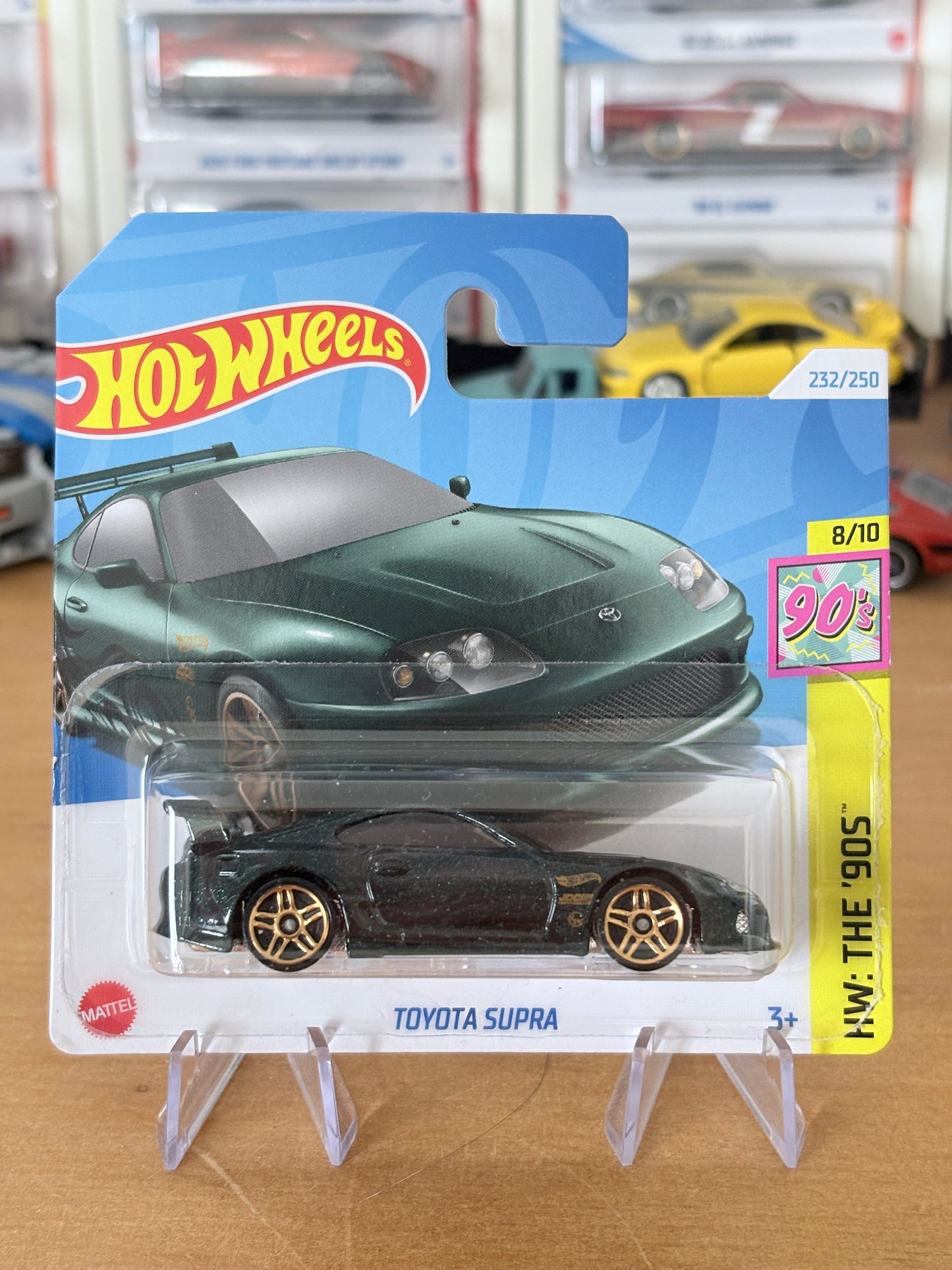 Hot Wheels Mainline / Toyota Supra / 2024 HW: The '90s 8/10 Short Card