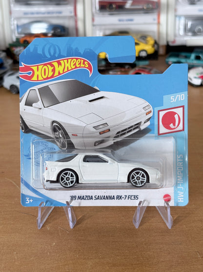 Hot Wheels Mainline | '89 Mazda Savanna RX-7 FC35 | 2022 J-Imports 4/10 Short Card