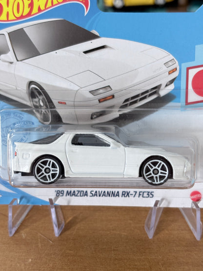 Hot Wheels Mainline | '89 Mazda Savanna RX-7 FC35 | 2022 J-Imports 4/10 Short Card
