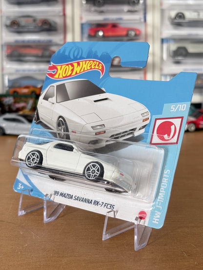 Hot Wheels Mainline | '89 Mazda Savanna RX-7 FC35 | 2022 J-Imports 4/10 Short Card