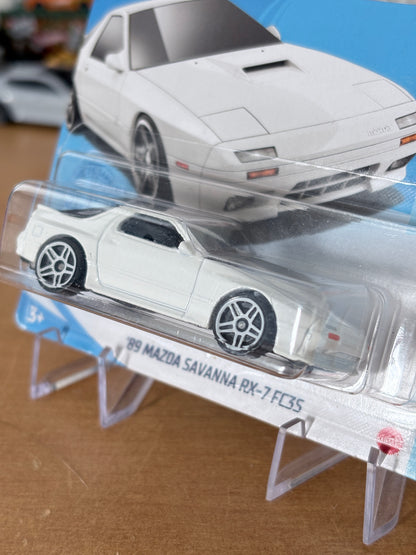 Hot Wheels Mainline | '89 Mazda Savanna RX-7 FC35 | 2022 J-Imports 4/10 Short Card