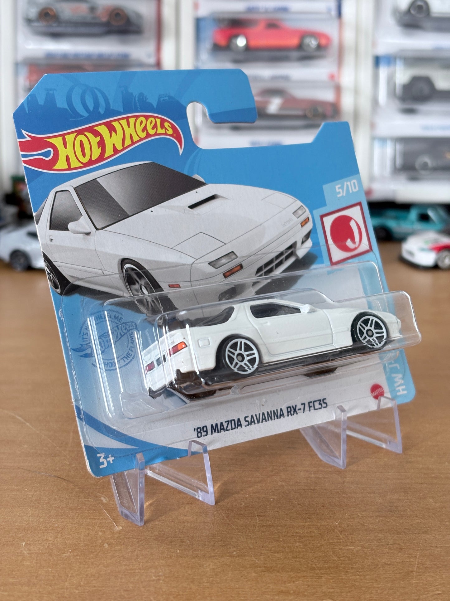 Hot Wheels Mainline | '89 Mazda Savanna RX-7 FC35 | 2022 J-Imports 4/10 Short Card