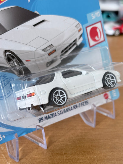 Hot Wheels Mainline | '89 Mazda Savanna RX-7 FC35 | 2022 J-Imports 4/10 Short Card