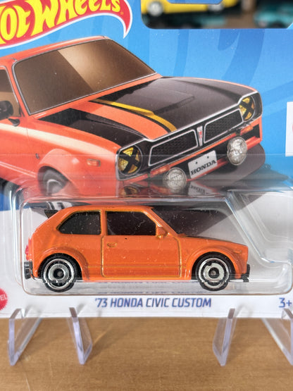 Hot Wheels Mainline / '73 Honda Civic Custom / 2024 HW J-Imports 8/10 Short Card