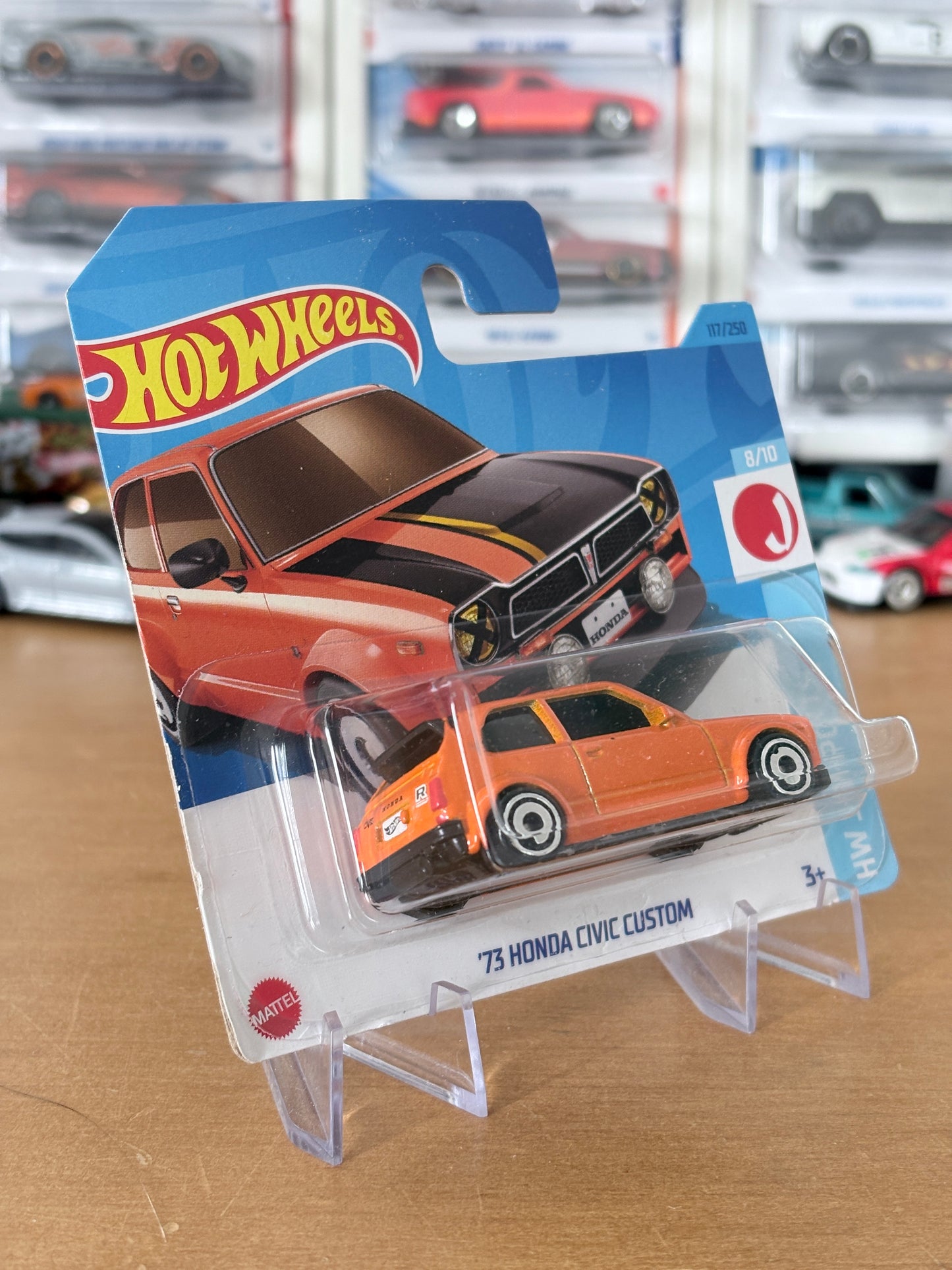 Hot Wheels Mainline / '73 Honda Civic Custom / 2024 HW J-Imports 8/10 Short Card