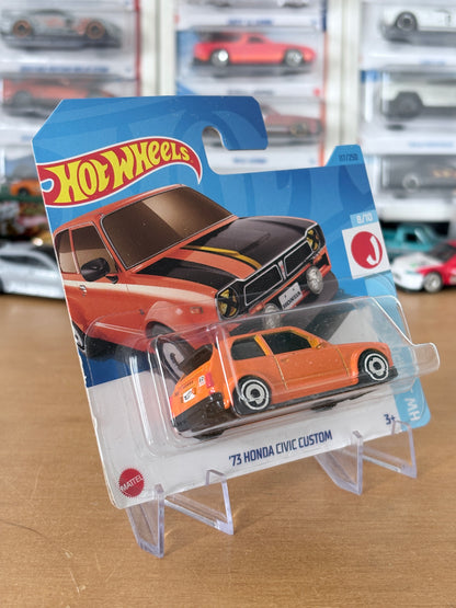 Hot Wheels Mainline / '73 Honda Civic Custom / 2024 HW J-Imports 8/10 Short Card