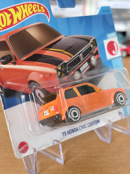 Hot Wheels Mainline / '73 Honda Civic Custom / 2024 HW J-Imports 8/10 Short Card