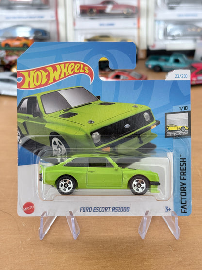 Hot Wheels Mainline | Ford Escort RS2000 | 2023 Factory Fresh 1/10 GREEN