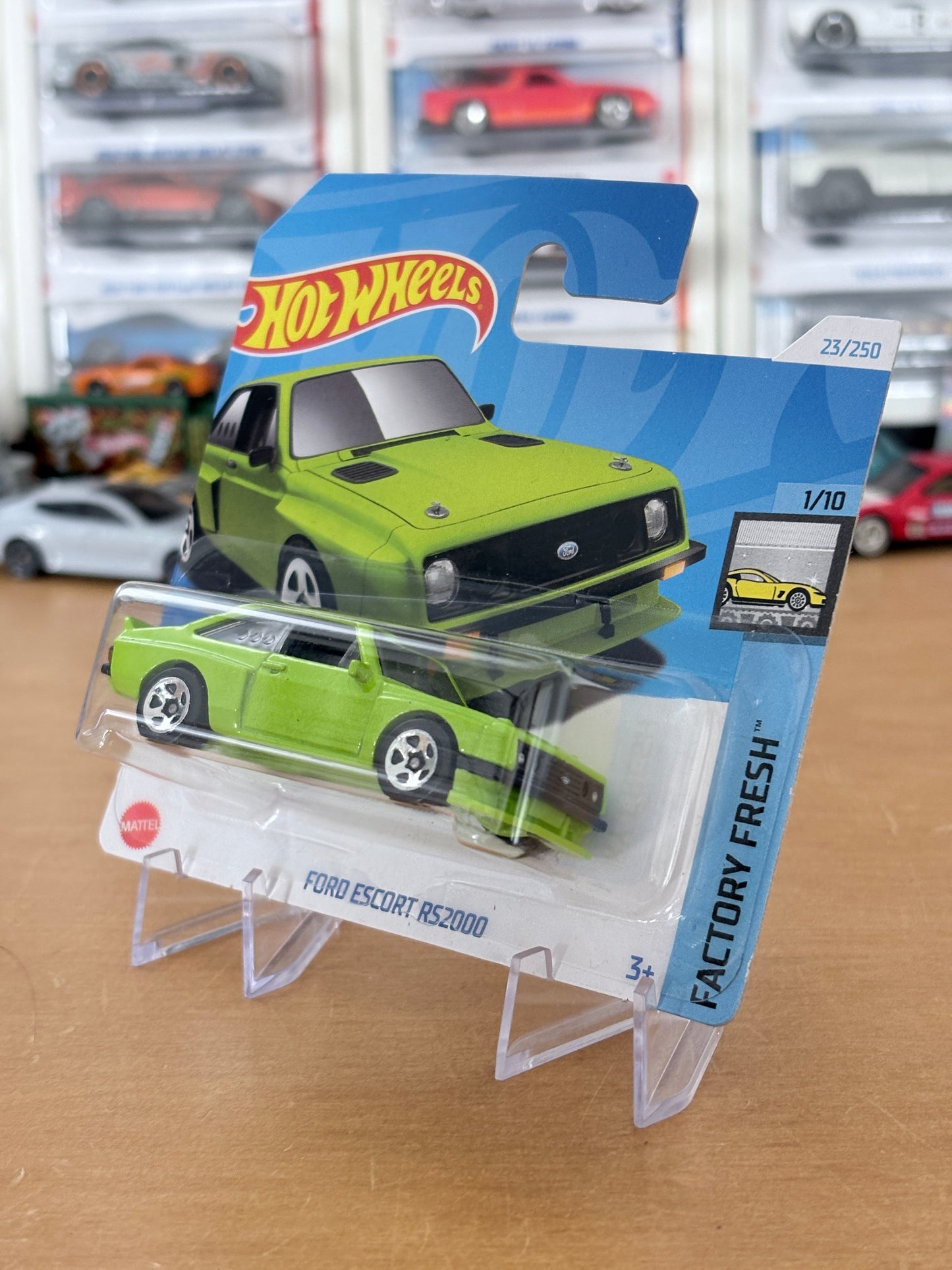 Hot Wheels Mainline | Ford Escort RS2000 | 2023 Factory Fresh 1/10 GREEN