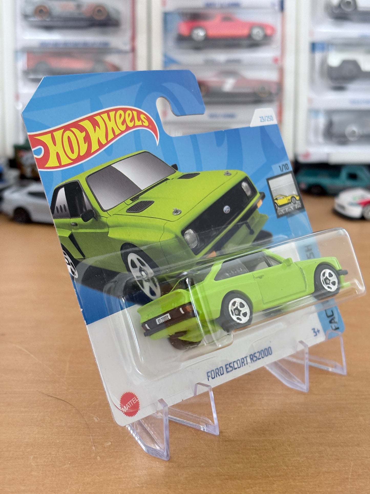 Hot Wheels Mainline | Ford Escort RS2000 | 2023 Factory Fresh 1/10 GREEN