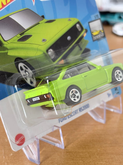 Hot Wheels Mainline | Ford Escort RS2000 | 2023 Factory Fresh 1/10 GREEN
