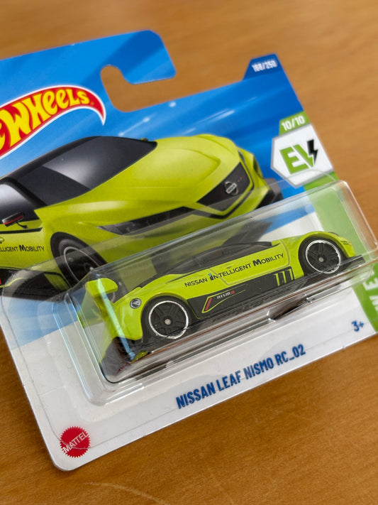 Hot Wheels Mainline Treasure Hunt / Nissan Leaf Nismo RC_02 / 2025 HW: EV 10/10 Short Card