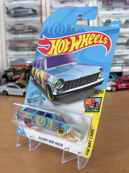 Hot Wheels Mainline / '64 Chevy Nova Wagon / 2017 HW Art Cars 10/10