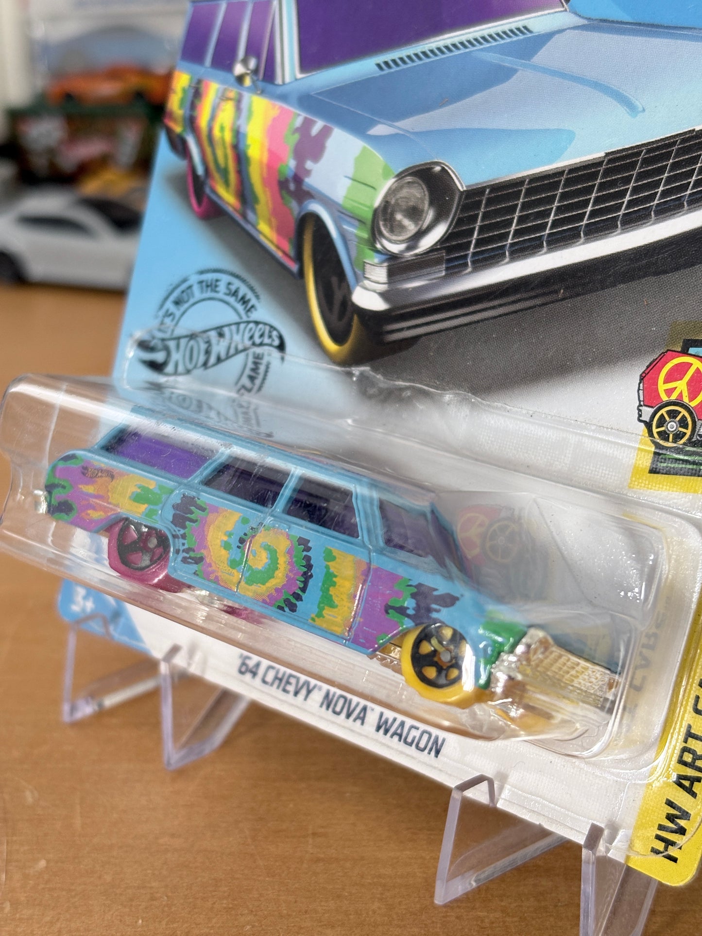 Hot Wheels Mainline / '64 Chevy Nova Wagon / 2017 HW Art Cars 10/10