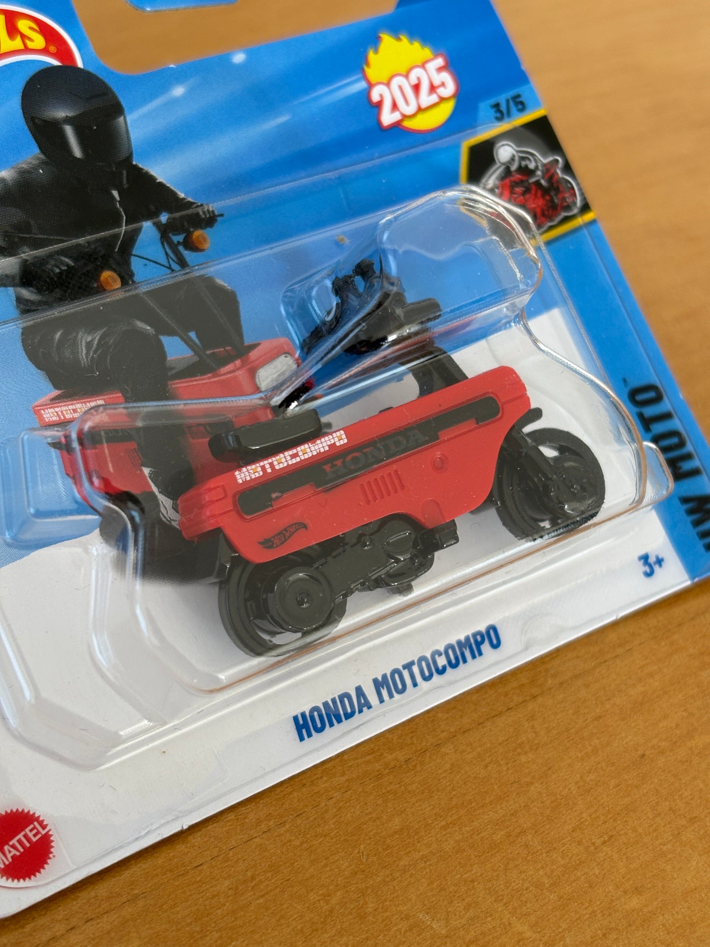 Hot Wheels Mainline / Honda Motocompo / 2025 HW: Moto 3/5 Short Card