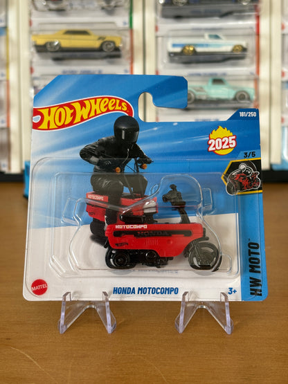 Hot Wheels Mainline / Honda Motocompo / 2025 HW: Moto 3/5 Short Card