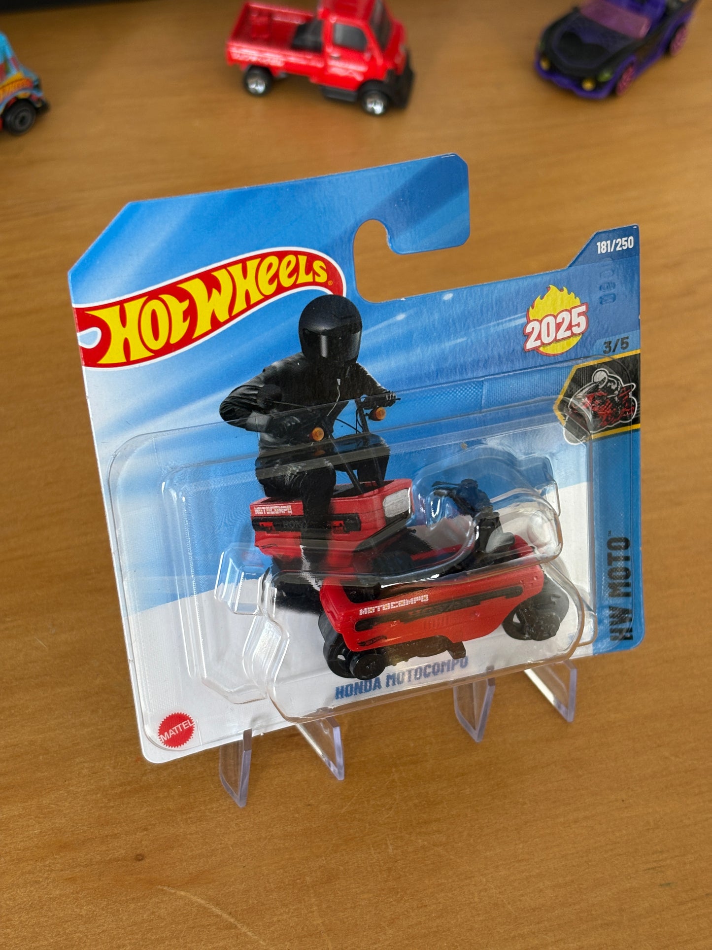 Hot Wheels Mainline / Honda Motocompo / 2025 HW: Moto 3/5 Short Card