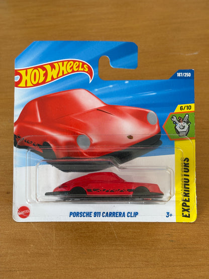 Hot Wheels Mainline / Porsche 911 Carrera Clip / 2025 HW: Experimotors 6/10 Short Card