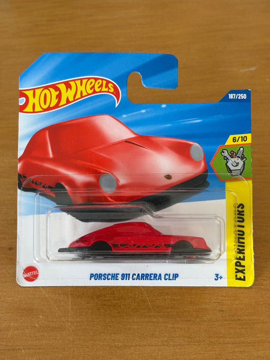 Hot Wheels Mainline / Porsche 911 Carrera Clip / 2025 HW: Experimotors 6/10 Short Card