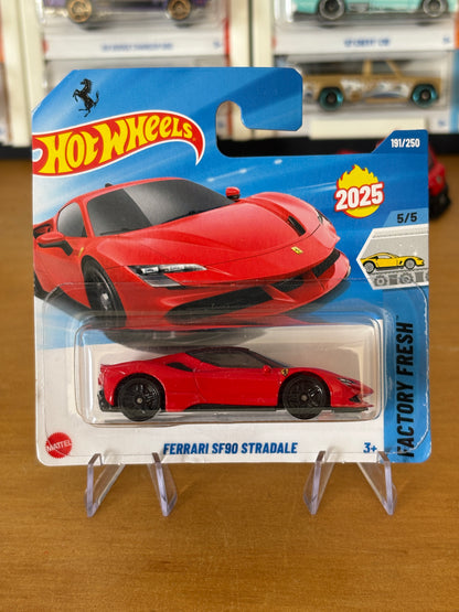 Hot Wheels Mainline / Ferrari SF90 Stredale / 2025 HW: Factory Fresh 5/5 Short Card