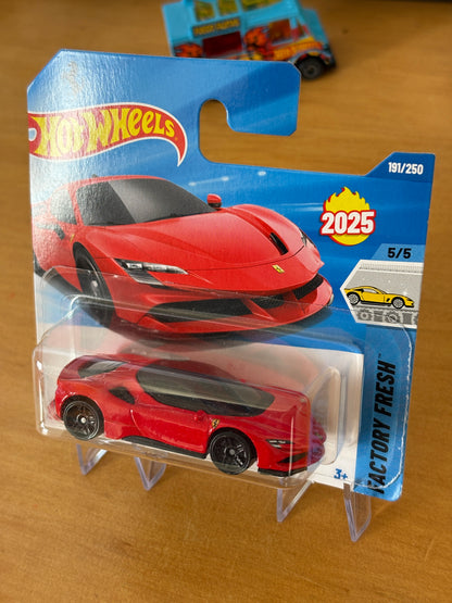 Hot Wheels Mainline / Ferrari SF90 Stredale / 2025 HW: Factory Fresh 5/5 Short Card