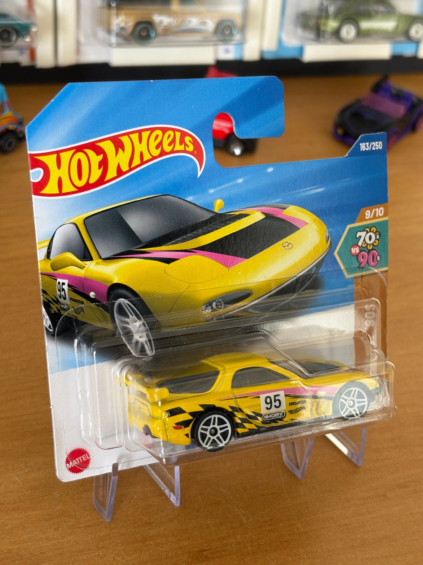 Hot Wheels Mainline / '95 Mazda RX-7 Drift / 2025 HW: 70's vs. 90's 9/10 Short Card
