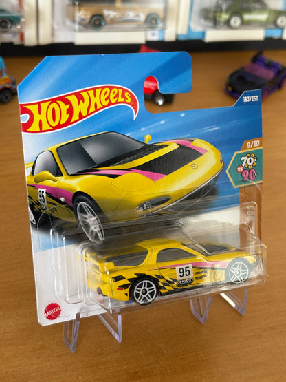 Hot Wheels Mainline / '95 Mazda RX-7 Drift / 2025 HW: 70's vs. 90's 9/10 Short Card