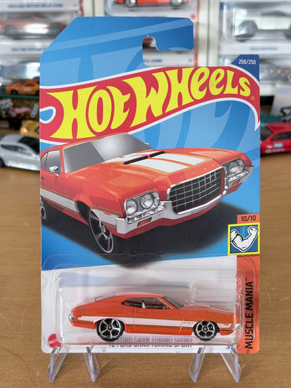 Hot Wheels Mainline | '72 Ford Gran Torino Sport | 2023 Muscle Mania 10/10