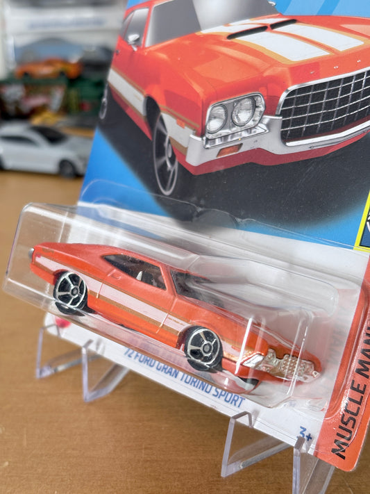 Hot Wheels Mainline | '72 Ford Gran Torino Sport | 2023 Muscle Mania 10/10
