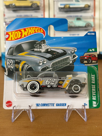 Hot Wheels Mainline / '62 Corvette Gasser / 2025 HW: Reverse Rake 4/5 Short Card