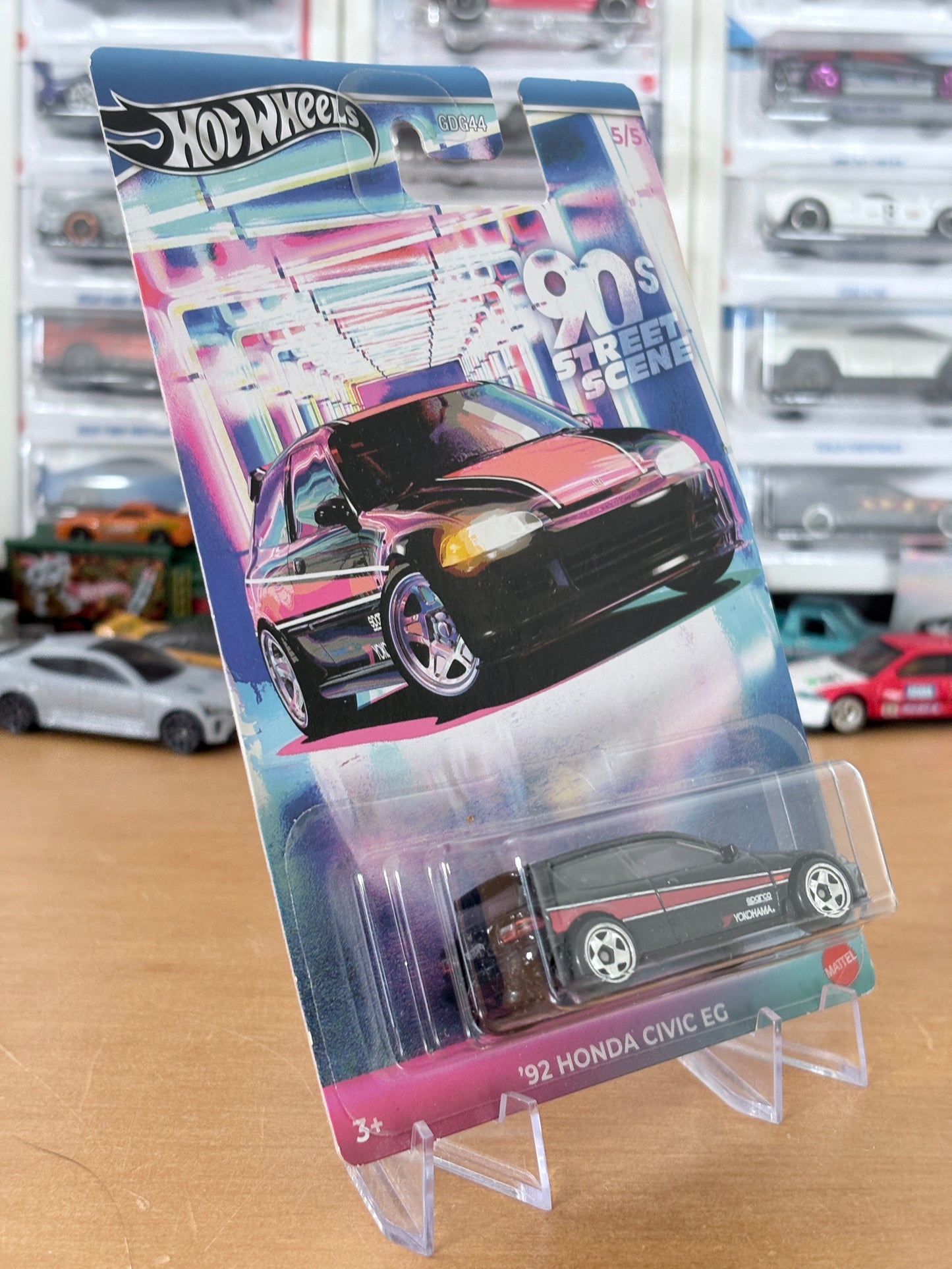 Hot Wheels Silver Series | '92 Honda Civic EG | 90s Street Scene 5/5