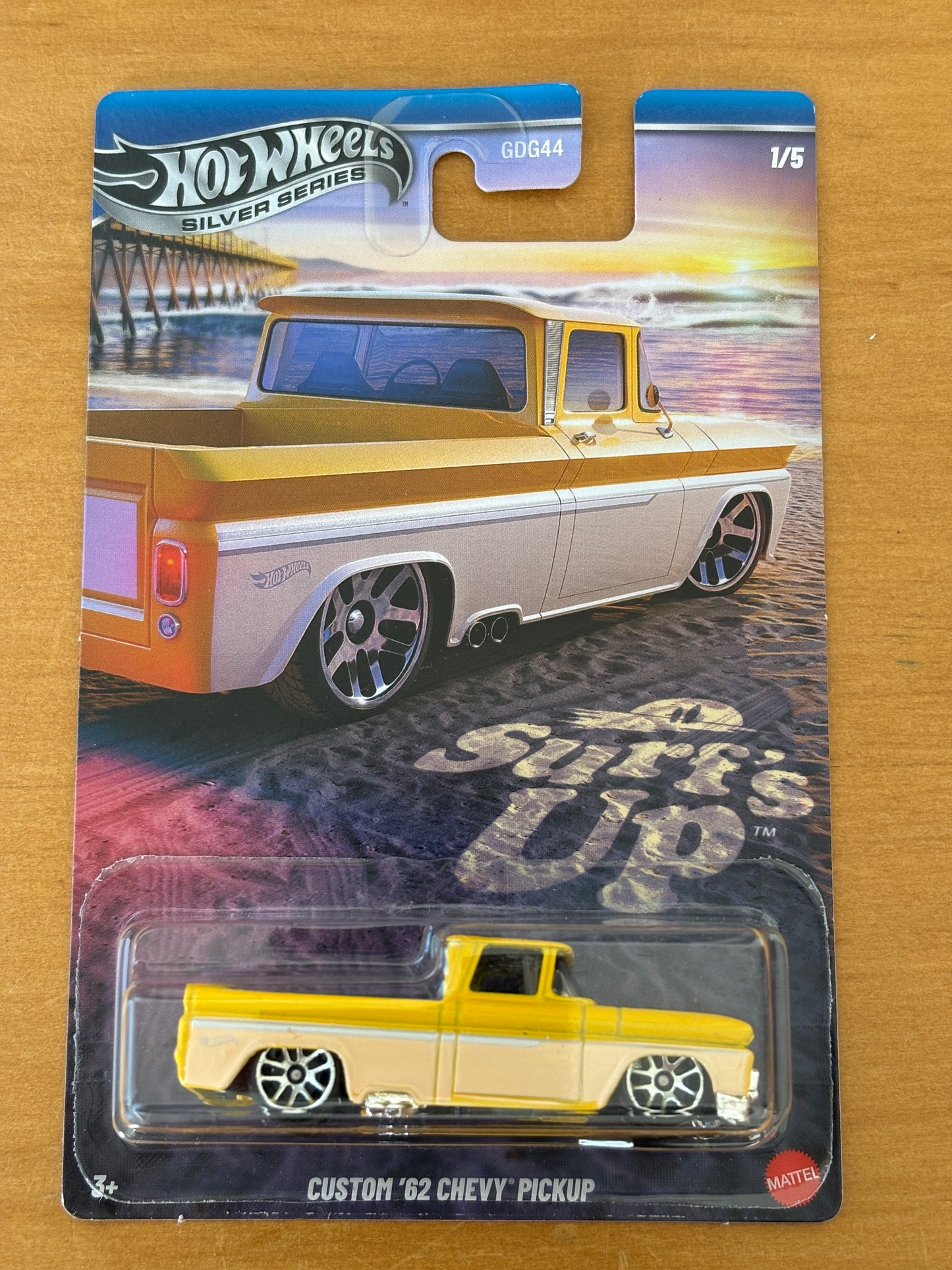 Hot Wheels Silver Series / Custom '62 Chevy Pickup / 2025 Surfs Up 1/5