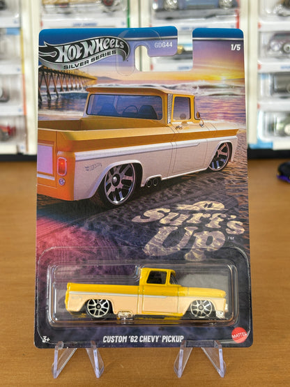Hot Wheels Silver Series / Custom '62 Chevy Pickup / 2025 Surfs Up 1/5